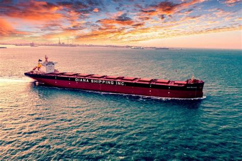 Diana Shipping Inc Announces Delivery Of The Ultramax Dry Bulk Vessel