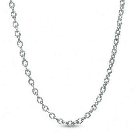 09mm Adjustable Cable Chain Necklace In Sterling Silver 22 Chain