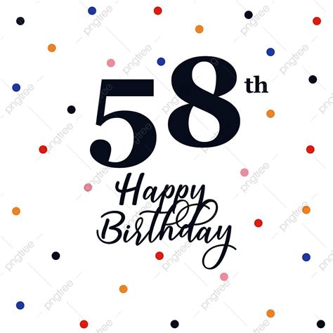 Happy 58th Birthday Anniversary Background Poster Template Download On