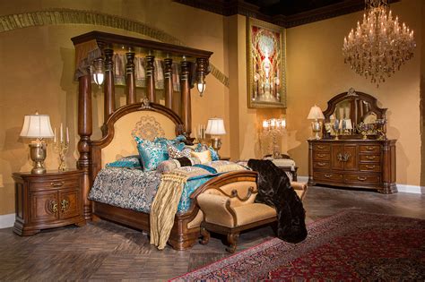 Grand venetian bed california king. Grand Masterpiece 4Pc California King Half Tester Bedroom ...