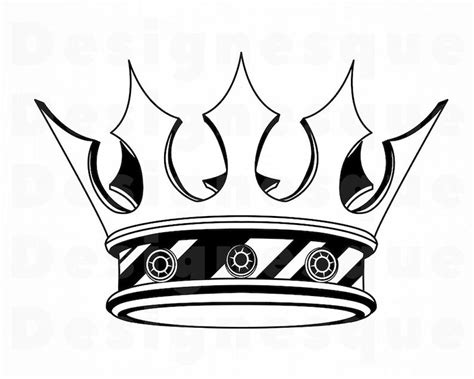 Crown 9 Svg Crown Svg King Svg Queen Svg Princess Svg Etsy Crown