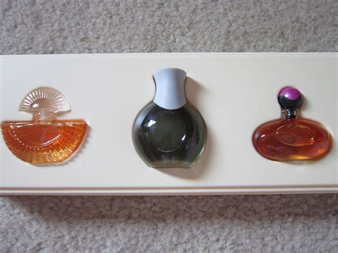 Miniature Perfume Bottles Deluxe Perfume Collection Avon Rare Gold