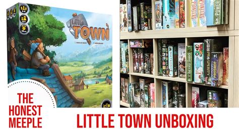 Little Town Board Game Unboxing Youtube
