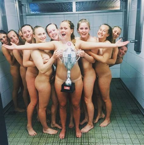 Danish Handball Team Celebrating Naked In The Shower Nudes Ohlympics
