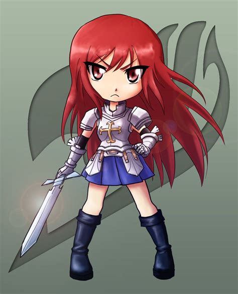 Erza Scarlet Chibi By Deidara44 On Deviantart Fairy Tail Backpack