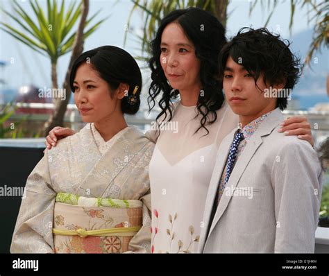 Jun Yoshinaga Naomi Kawase And Nijiro Murakami At The Photo Call For