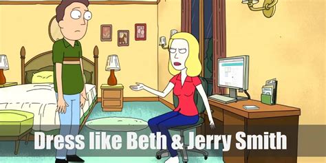 Beth And Jerry Smith Rick And Morty Costume For Cosplay And Halloween