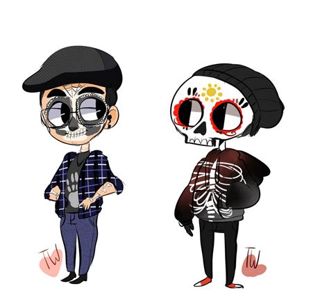 Skully And Hooman Chibi Comm By Temporarywizard On Deviantart
