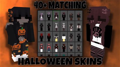40 Halloween Cosmetic Skin Pack Ft Qjz Mcpemcbe Works On Hive 1