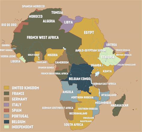 Jul 21, 2017 · world history: Map of Africa at the start of World War I, 1914 : Africa