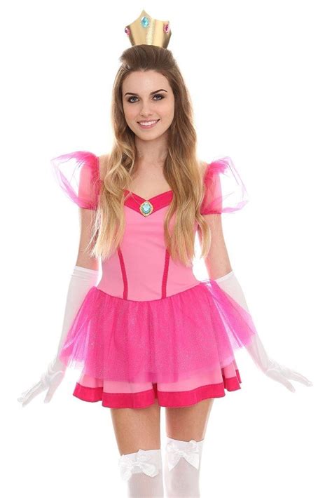 Princess Peach Costume Peach Costume Halloween Costumes For Girls