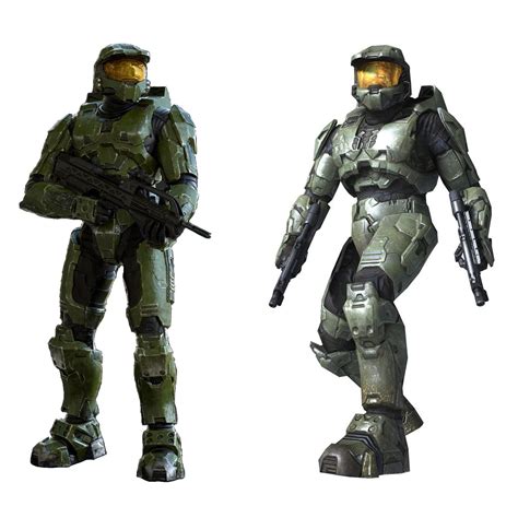 Did Anyone Ever Realize That Chiefs Armor Slightly Changed From Halo 2
