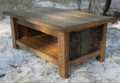 Rustic Reclaimed Coffee Table Table De Salon Table Rustique Idées