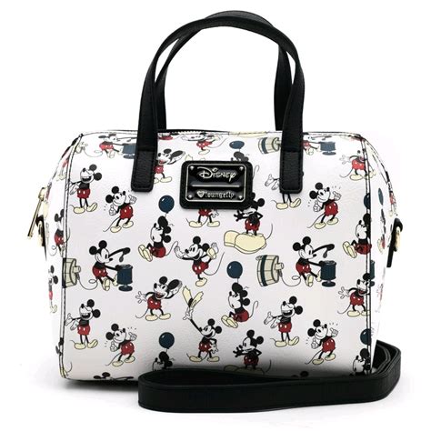 Loungefly Disney Mickey Print Duffle Bag Womens At Mighty Ape