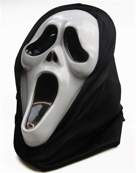 Scream Mask Black Scary Mask Mens Evil Halloween Party Horror Movie