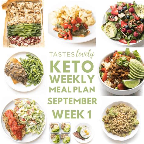 Keto Weekly Meal Plan September Week 1 Tastes Lovely