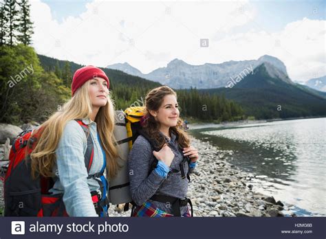 Female Friends Hiking Hi Res Stock Photography And Images Alamy