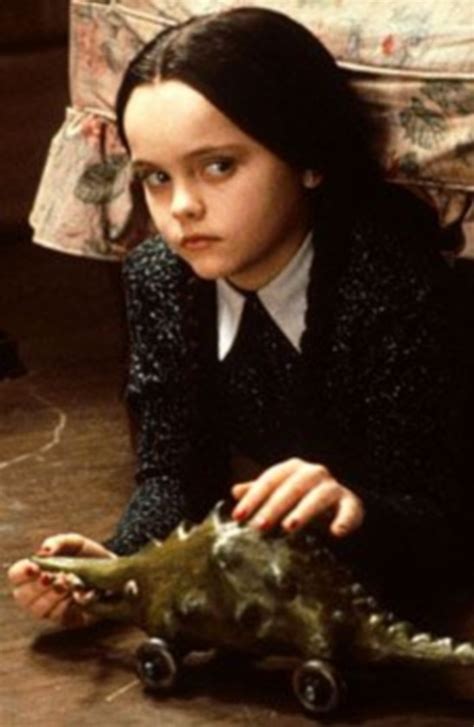 Christina Riccis Kooky And Spooky Wednesday Addams Moment Daily Mail