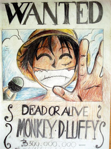 Monkey D Luffy Bounty By Pena On Deviantart