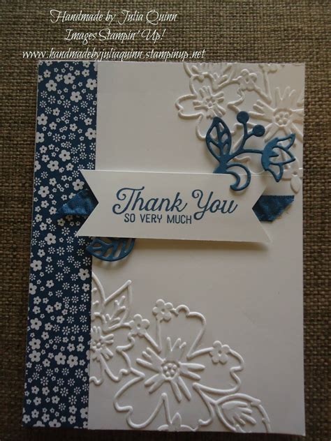 Handmade By Julia Quinn Cardmaking And Supplies Stampin Up Floral