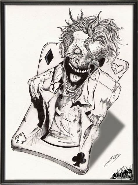The Joker By Yhali Joker Card Tattoo Joker Tattoo Design Joker Drawings