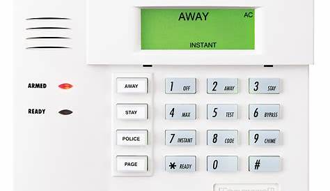 honeywell alarm keypad manual