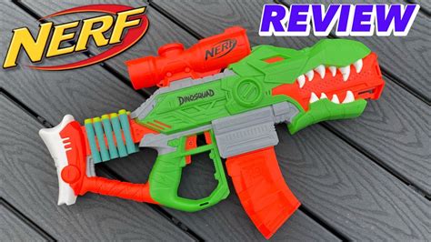 REVIEW NERF Dinosquad REX RAMPAGE YouTube