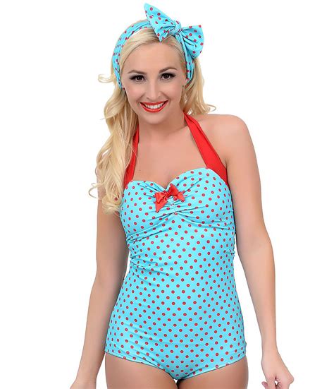 vintage style bathing suits one piece