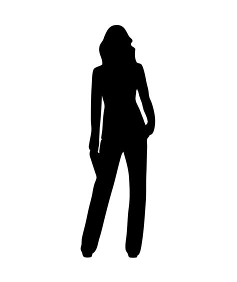 Female Silhouette Pictures Silhouette Body Female Woman Clipart Outline Girl Hair Cliparts