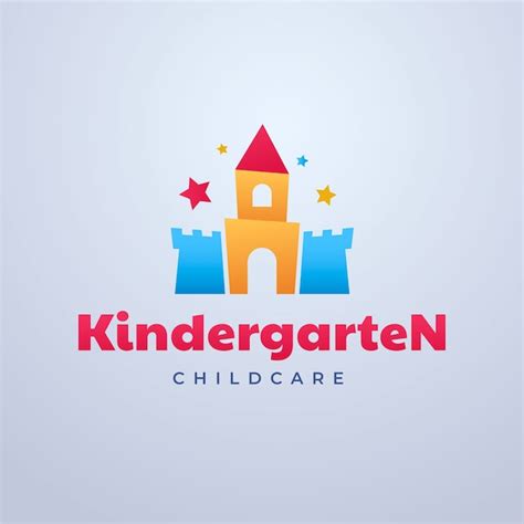 Free Vector Kindergarten Logo Design Template