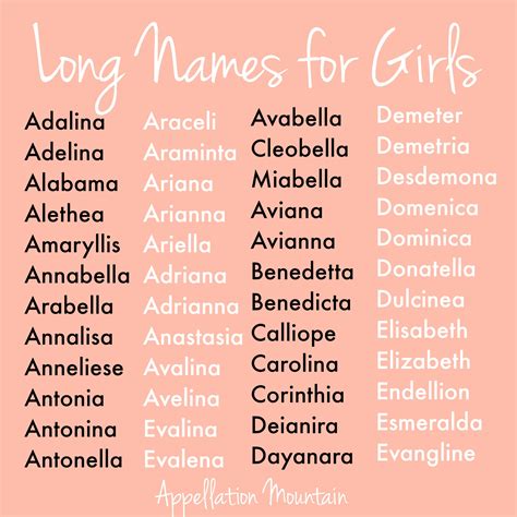 Maybe you would like to learn more about one of these? Long Names for Girls: Elizabella and Anneliese ...