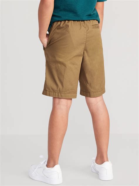 Built In Flex Straight Twill Jogger Shorts For Boys At Knee Old Navy