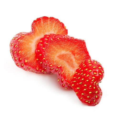 Strawberry Heart Shape Berry Stock Photo Image Of Macro Seeds 36679992