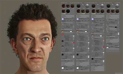 Head And Hair Marmoset Toolbag Shaders 3d Polygon Vfx Tutorial Low