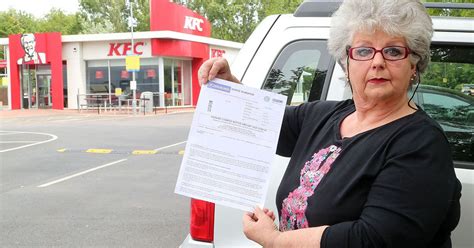 Gran Hit With £100 Parking Fine After Taking One Hour To Eat Kfc Meal Wins Appeal Mirror Online