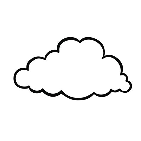 Cloud Cloud Outline Line Vector 21161520 Vector Art At Vecteezy