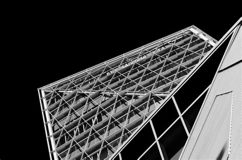 Structure Architecture Building And Black And White 4k Hd Wallpaper