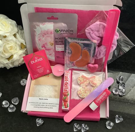 Pink Pamper Spa Box Spa T Sets Letterbox Pamper T Etsy