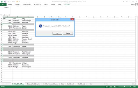 Delete All Hidden Rows In Excel Vba Printable Templates Free