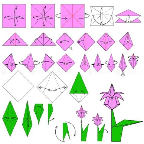 Как сделать тюльпан из бумаги Учимся легко и быстро делать тюльпаны