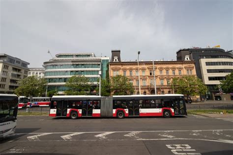 Buses At Hotel Grand Brno Bus Station Czech Republic Editorial Image Image Of Ancient