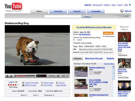 18 Years Of Youtube Website Design History 39 Images Version Museum
