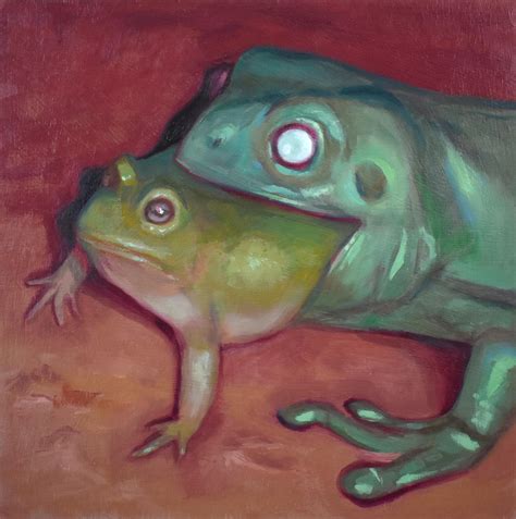 I Love Painting Creepy Frogs In Oils They Feel Extra Slimy Roilpainting