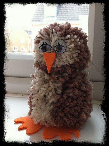 Make A Pom Pom Owl Craft In 2023 Pom Pom Owl Pom Pom Animals Owl Crafts