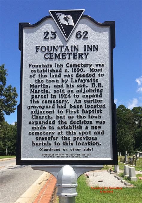 Fountain Inn Municipal Cemetery in Fountain Inn, South Carolina - Find