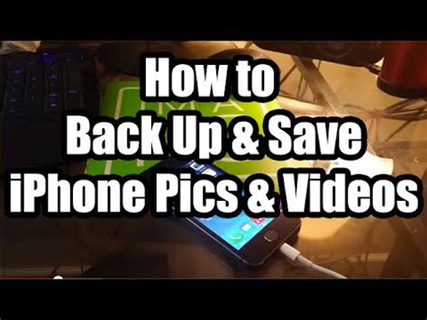 Disable automatic backups when connected to your don't forget to manually back up your iphone whenever you connect it to your computer and have your. Download pictures from iPhone to Computer - YouTube