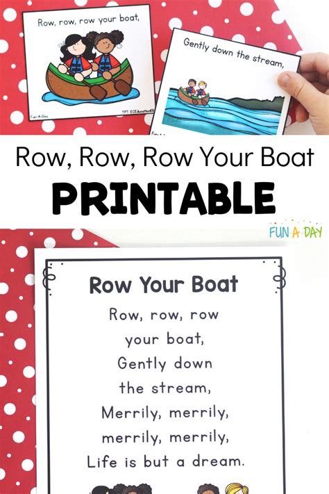 Row Row Row Your Boat Printable Poem Laptrinhx News