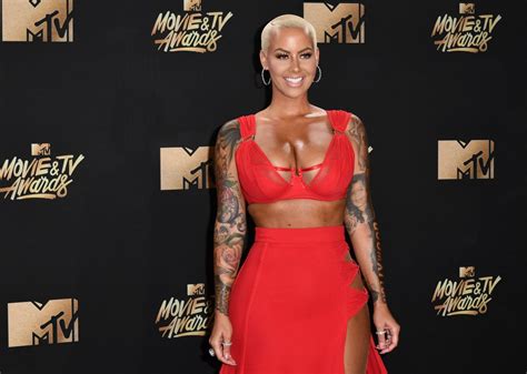 amber rose at 2017 mtv movie and tv awards in los angeles 05 07 2017 hawtcelebs