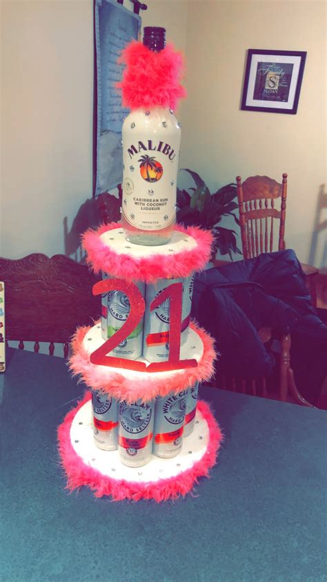 Special 21st birthday gift ideas. DIY 21st Birthday Alcohol cake - My Gifts Blog