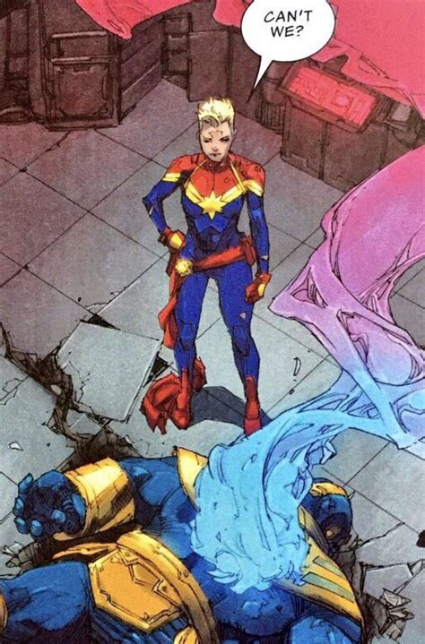 Captain Marvel News On Twitter Captainmarvel Vs Thanos In Comics